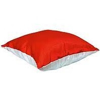 ПОДУШКИ ДЛЯ СУБЛИМАЦИИ: Подушка для сублимации  КРАСНО/БЕЛАЯ, ГАБАРДИН  (37х37см под сублимацию)