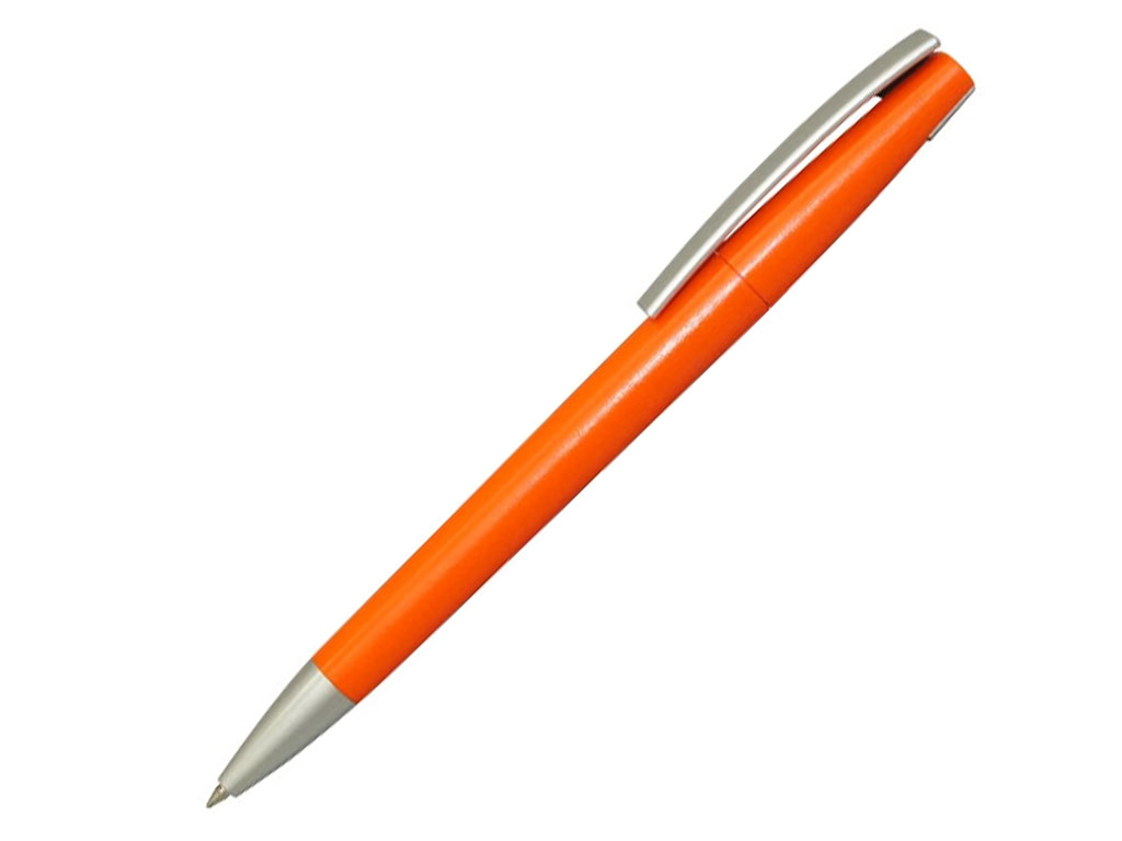 оранжевый: Ручка шариковая, пластик, оранжевый/серебро, Z-PEN