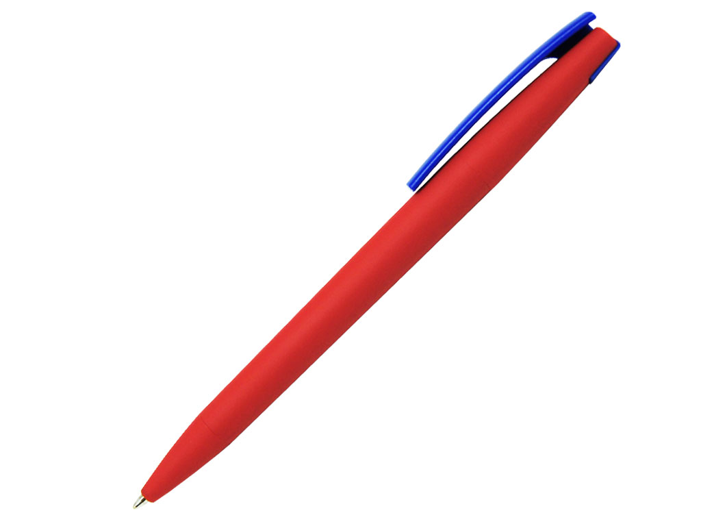 красный: Ручка шариковая, пластик, софт тач, красный/синий, Z-PEN Color Mix