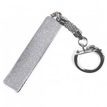 БРЕЛОКИ ДЛЯ СУБЛИМАЦИИ: Брелок металл "авто" серебро 55х12мм с фурнитурой