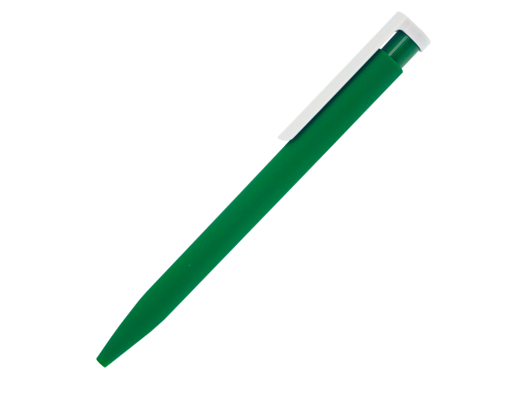 зеленый: Ручка шариковая Stanley, пластик, софт тач, зеленый/белый