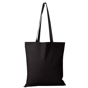 СУМКИ (ШОПЕРЫ): Сумка (шопер) для сублимации  35х40см: (вертикальная). Материал ДАВЕКС. Цвет черный