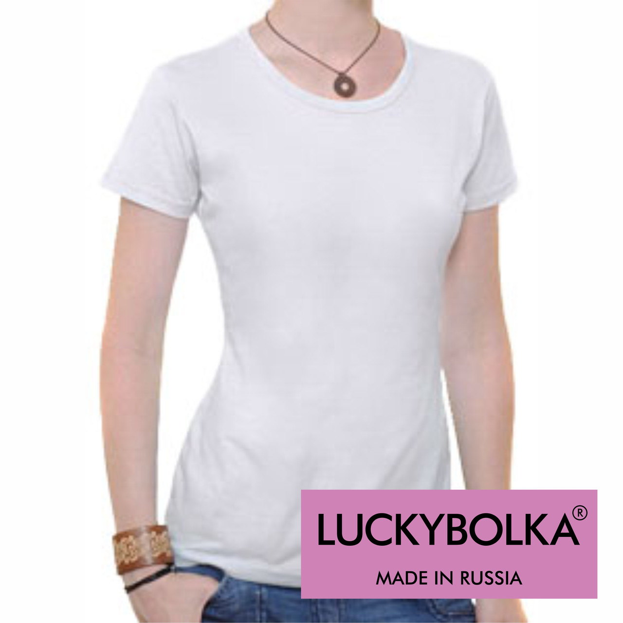 ФУТБОЛКИ: Футболка женская Luckybolka (Размер 50(L)