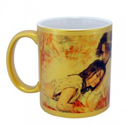 КРУЖКИ ДЛЯ СУБЛИМАЦИИ: Кружка золотая перламутровая 330мл