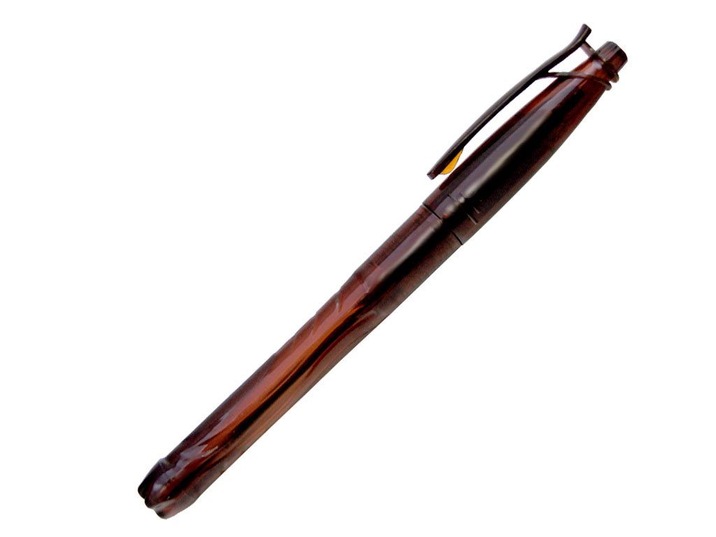 коричневый: Ручка шариковая, пластик, темно-коричневый, BOTTLE Pen