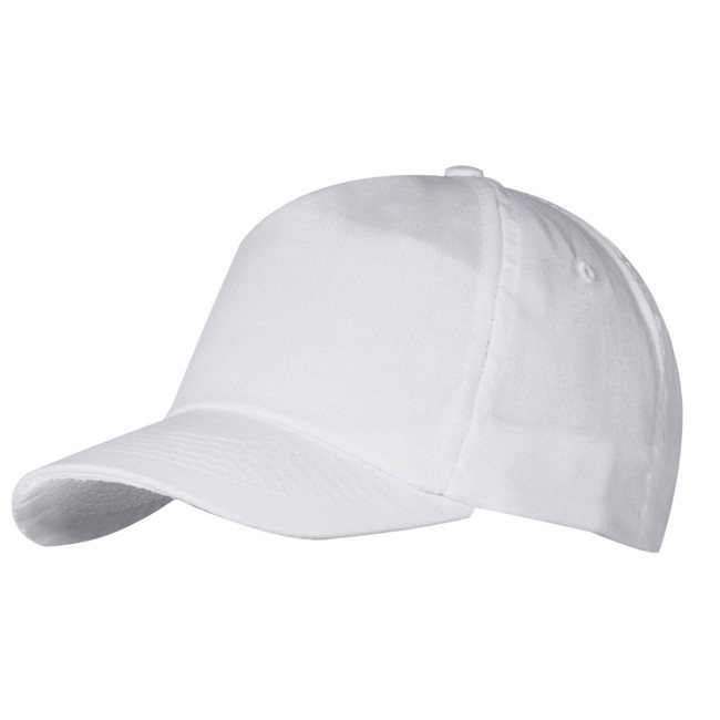 Бейсболки и кепки: Бейсболка БЕЛАЯ, зона под нанесение 108х58мм для сублимации